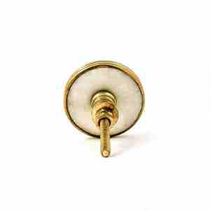 Bouton de tiroir en marbre et en laiton pour l'ameublement, bouton de porte, couleur, forme et taille personnalisées, fabriqué en Inde - Product Image 6