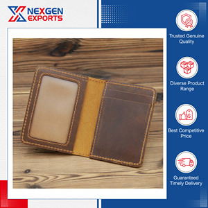 Tarjeteros de Cuero Genuino para Hombre, Delgados, Impermeables, para Tarjetas de Crédito, para Reuniones y Actividades al Aire Libre, Calidad Garantizada, Gran Venta - Product Image 5