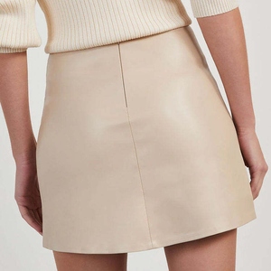 กระโปรงหนังพรีเมี่ยมสำหรับผู้หญิงเครื่องแต่งกายแฟชั่นยาวลำลองผ้าฝ้ายสำหรับฤดูหนาวขายดี2025กลางแจ้ง - Product Image 2