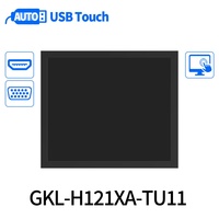 Monitor Desktop Industri Berkualitas Tinggi dengan Port COM RS232, Monitor Desktop Resistif RS232 dengan Stand Desktop
