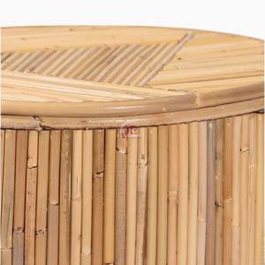 Table basse ronde en rotin Vente en gros Bon prix Meubles artisanaux en rotin et osier Conception personnalisée en rotin du Vietnam - Product Image 3