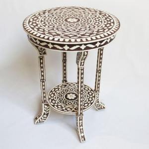 Meubles de maison modernes de haute qualité faits à la main en os incrusté poli à motifs floraux pour salon, chambre à coucher, salle à manger, entrepôt, armoire - Product Image 3