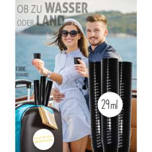 Ensemble de 160 verres à shot cylindriques noirs, logo personnalisable, gravure en porcelaine, style américain moderne pour hôtels, bars, vin, matériau PP - Product Image 3