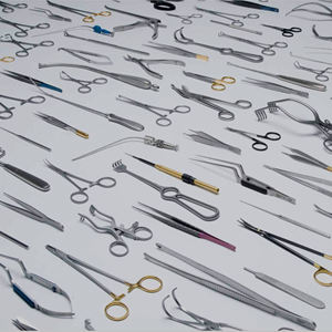 Ensemble d'instruments chirurgicaux en acier inoxydable de qualité supérieure Porte-aiguille Ciseaux à scalpel Pinces pour procédures dentaires médicales - Product Image 2