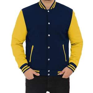 Chaqueta de béisbol de algodón de alta calidad, abrigo con hombros caídos, uniforme de béisbol, chaquetas universitarias de calle, bordado con estampado de logotipo personalizado - Product Image 6