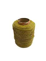Fil de cordon métallique en polyester Zari pour broderie au crochet et tricot manuel - Imperméable, faible rétrécissement, pelote brute de 250g