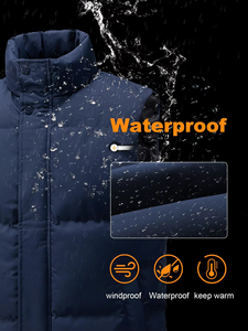 Chaleco Acolchado Reversible de Invierno con Cremallera, Impermeable, Personalizable, sin Mangas, Estilo OEM - Product Image 4