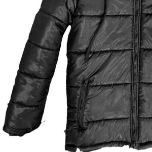 Chaqueta Acolchada con Capucha para Hombre, Diseño Acolchado, Cierre de Cremallera, Chaqueta Ligera de Invierno, Ropa de Abrigo Informal para Exteriores - Product Image 4