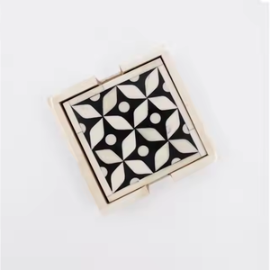 Juego de Manteles Individuales y Posavasos de Mesa Duraderos, Ecológicos, Hechos a Mano, de Arte Moderno Americano, Color Personalizado, Impresión UV - Product Image 2