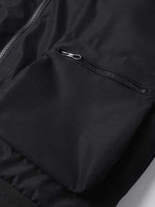 Veste bomber d'hiver élégante pour homme, logo personnalisé OEM ODM, col montant, mode minimaliste, décontractée, confort, service direct - Product Image 4