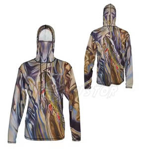 Sudaderas CON CAPUCHA DE PESCA ligeras de alta calidad para hombres Nuevas sudaderas con capucha de pesca con cordón al aire libre - Product Image 1
