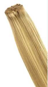 ผมต่อแบบเรมี่ต่อ100% สีบลอนด์613สไตล์อินเดียยาวธรรมชาติติดทนนาน - Product Image 4