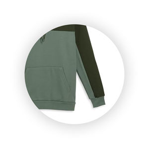 Sudadera larga de temporada de invierno transpirable ligera de la mejor calidad para hombres de talla grande ropa informal en relieve Puff Hoodie Direct - Product Image 5