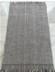 Tapis tissé nordique moderne multicolore Tapis indien à poils plats simples pour la maison et l'extérieur Style uni pour les hôtels de salon - Product Image 6