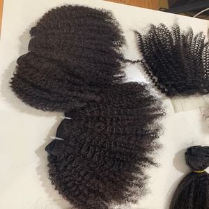 Cheveux humains vierges vietnamiens de qualité supérieure, 100 % alignés sur les cuticules, double trame, boucles Euroasiatiques, noir naturel, haute densité, vente en gros - Product Image 2