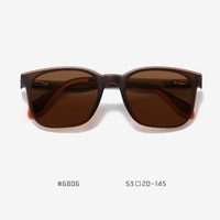 Lunettes de soleil polarisées 6806 HD Clarity UV400 Anti-Glare Shield pour hommes pour la conduite et la pêche Design élégant
