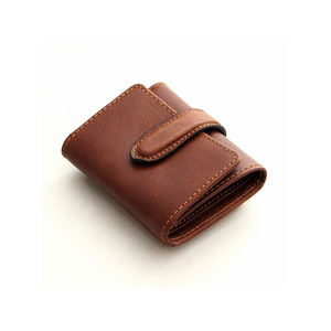 Cartera de Cuero Genuino para Hombre, Diseño Delgado con Múltiples Ranuras para Tarjetas - Product Image 1