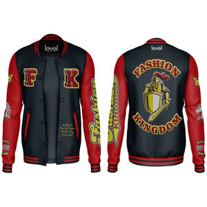 OEM tallas grandes hombres Varsity College chaquetas al por mayor en blanco Varsity chaqueta Lisa Letterman chaqueta de béisbol para los hombres - Product Image 3