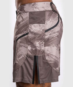 Venume No Fight Grappling <b>Shorts</b> With <b>Long</b> Slits Mid Thigh Cut Fitted Hybrid Mma <b>Shorts</b> - Product Image 2