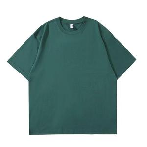 Dernier modèle de t-shirts en gros à épaules tombantes surdimensionnées OEM T-shirt personnalisé 100% coton imprimé t-shirt uni pour hommes - Product Image 5