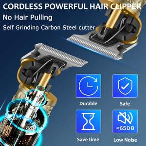 Afeitadoras Profesionales Inalámbricas Recargables para Barba, Cortapelos Silenciosos para Salón, para Hombres, Corte Preciso, Uso Profesional - Product Image 3