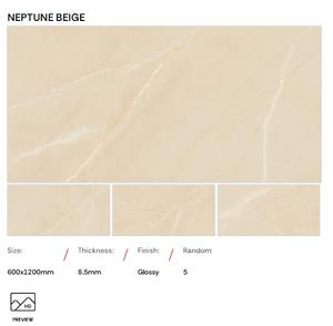 Carrelage en porcelaine brun pour extérieur 600x1200mm Grande taille Brillant Intérieur Glacé Sol Mur pour Maison Hôtel Salle de sport Salle de bain - Product Image 6