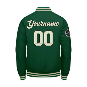 Custom Varsity Jacket MCACVJ-77 Real Leather with Event Logo Embroidery for <b>Promotional</b> Corporate Wear - Product Image 3