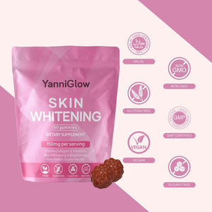 YanniGlow OEM ODM Gomas Antioxidantes para Clarear a Pele Suplemento Diário de Colágeno Gummy Candy - Product Image 3