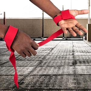 2025 Diseño personalizado Figura 8 Correas de levantamiento de pesas Equipo de soporte de muñeca de ajuste cruzado en Pakistán Categoría de producto Bolsas de energía - Product Image 2