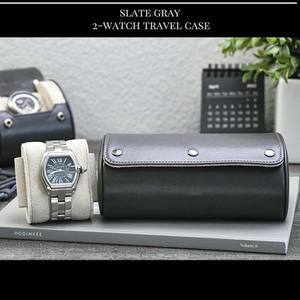 Hot Selling Good Quality Luxury Vegan Leather <b>Watch</b> <b>Travel</b> <b>Case</b> Handmade Portable Organizer with Suede Lining - Product Image 6