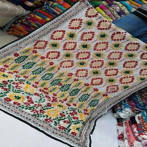 Phulkari Dupatta สำหรับผู้หญิง,สไตล์หนักมีเอกลักษณ์ทำด้วยมือเธรดทั้งหมดทำงาน Dupatta - Product Image 2