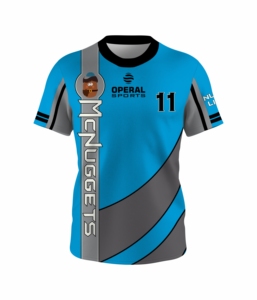 Camiseta de Béisbol al Por Mayor OPERAL SPORTS, con Logotipo Personalizado Impreso por Transferencia de Calor, Cuello Redondo, Poliéster, Transpirable, Manga Corta, Unisex - Product Image 2