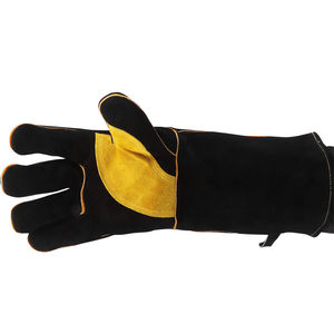 Qualité supérieure Meilleure conception Gants de soudage en cuir de vachette Poignées confortables robustes Gants de soudage tendance de protection - Product Image 5
