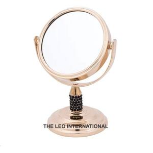 กระจกติดผนังกระจกโลหะทรงกลมสีเงินสไตล์โมเดิร์นจากอินเดียตกแต่งบ้านแบบแฮนด์เมดสุดหรู - Product Image 6