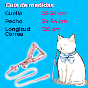Guinzaglio per Piccoli Animali Domestici Kawaii in Nylon con Elegante Design a Fiocco - Product Image 4