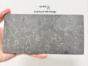 Proyecto residencial de pulido ultracompacto robusto de fábrica de Vietnam, losa de Isla de cocina de piedra de cuarzo Artificial de hormigón mansión - Product Image 4