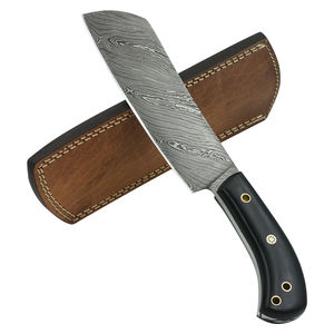 Cuchillo de Caza y Bowie Hecho a Mano de Acero Inoxidable con Alto Contenido de Carbono, con Borde Dentado, para Campismo al Aire Libre y Personalización OEM - Product Image 1
