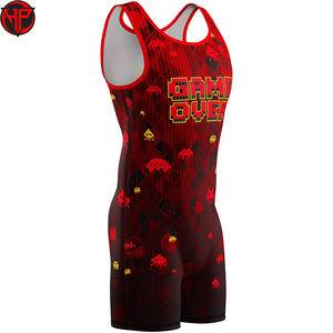 Camiseta de lucha libre sublimada personalizada para hombres, ropa deportiva impresa, precios al por mayor para adultos - Product Image 3