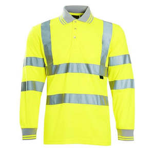 Camiseta Polo de Trabajo de Seguridad Reflectante de Alta Visibilidad al por Mayor, Ropa de Trabajo para Hombre, Camisetas Polo de Construcción, Camisetas Polo de Protección y Seguridad - Product Image 2