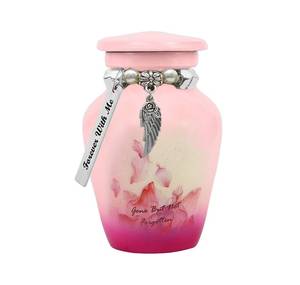 Urne miniature pour pétales de fleurs, « Pétales évanouis mais non oubliés », avec option de gravure, urne pour cendres, urne en aluminium pour un hommage chaleureux - Product Image 6