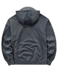 Sweat-shirts à capuche tendance pour hommes, personnalisés, en tissu technique respirant avec masque intégré, veste technique, vêtements d'extérieur, fabricant OEM de vêtements techniques - Product Image 2