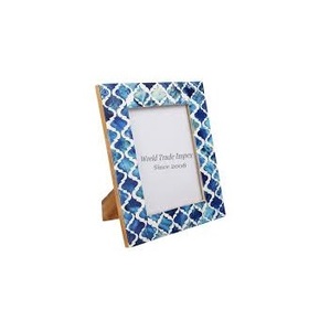 Classique gris rayé artisanal os incrustation cadres Photo artisanal os incrustation gris rayé cadre en gros pas cher - Product Image 4