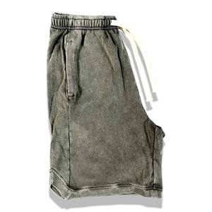 กางเกงขาสั้นวินเทจสำหรับผู้หญิงกางเกงขาสั้นสตรีทแวร์ผ้าฝ้ายระบายอากาศได้ดีซักด้วยแร่ - Product Image 4