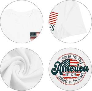 T-shirt unisexe 100% coton imprimé lavage à l'acide personnalisé Streetwear lourd avec motif de lettres pour hommes - Product Image 2