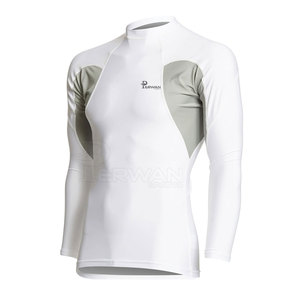 Nueva llegada personalizado transpirable Rash Guard mejor Material bajo MOQ Etiqueta Privada ingerido Rashguard - Product Image 2