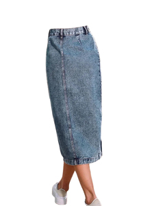 Jupes en jean skinny ajustables décontractées pour femmes, design tendance 2026, entièrement respirantes, prix de gros naturellement bas - Product Image 2