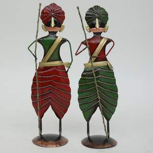 Darbaan Set Décor de table léger en fer traditionnel pour salon - Product Image 2