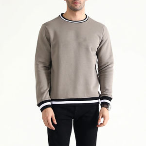 สเวตเชิ้ตคอกลมแขนยาวสำหรับผู้ชายเสื้อสเวตเชิ้ตผ้าฝ้ายปักตามสั่ง - Product Image 1