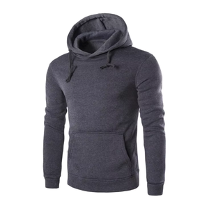 Sudaderas con capucha de algodón pesado personalizadas para hombre, ropa de calle lisa con hombros caídos, sudaderas de alta calidad OEM ODM - Product Image 3