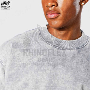 Nuevo Diseño de Última Moda, Sudadera de Invierno para Hombre, Lavado Ácido, Manga Larga, Mezcla de Felpa, Alta Calidad, Cómoda, Básica, Pakistán - Product Image 3